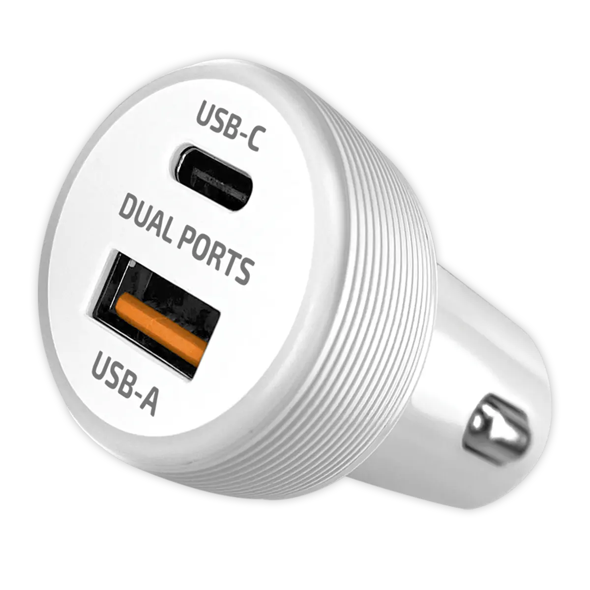 Car Charger Dual USB / USB-C Ports with USB-C to Lightning Charging Cable Set 20 Watts - 3 Pieces Per Pack 24607 GADGET GEAR