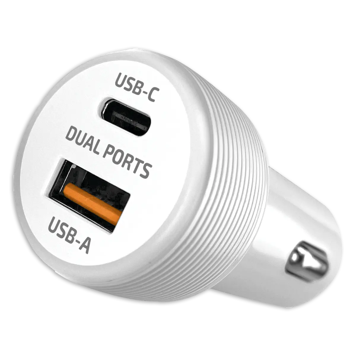 Car Charger Dual USB / USB-C Ports with USB-C to USB-C Charging Cable 20 Watts - 3 Pieces Per Pack 24608 GADGET GEAR