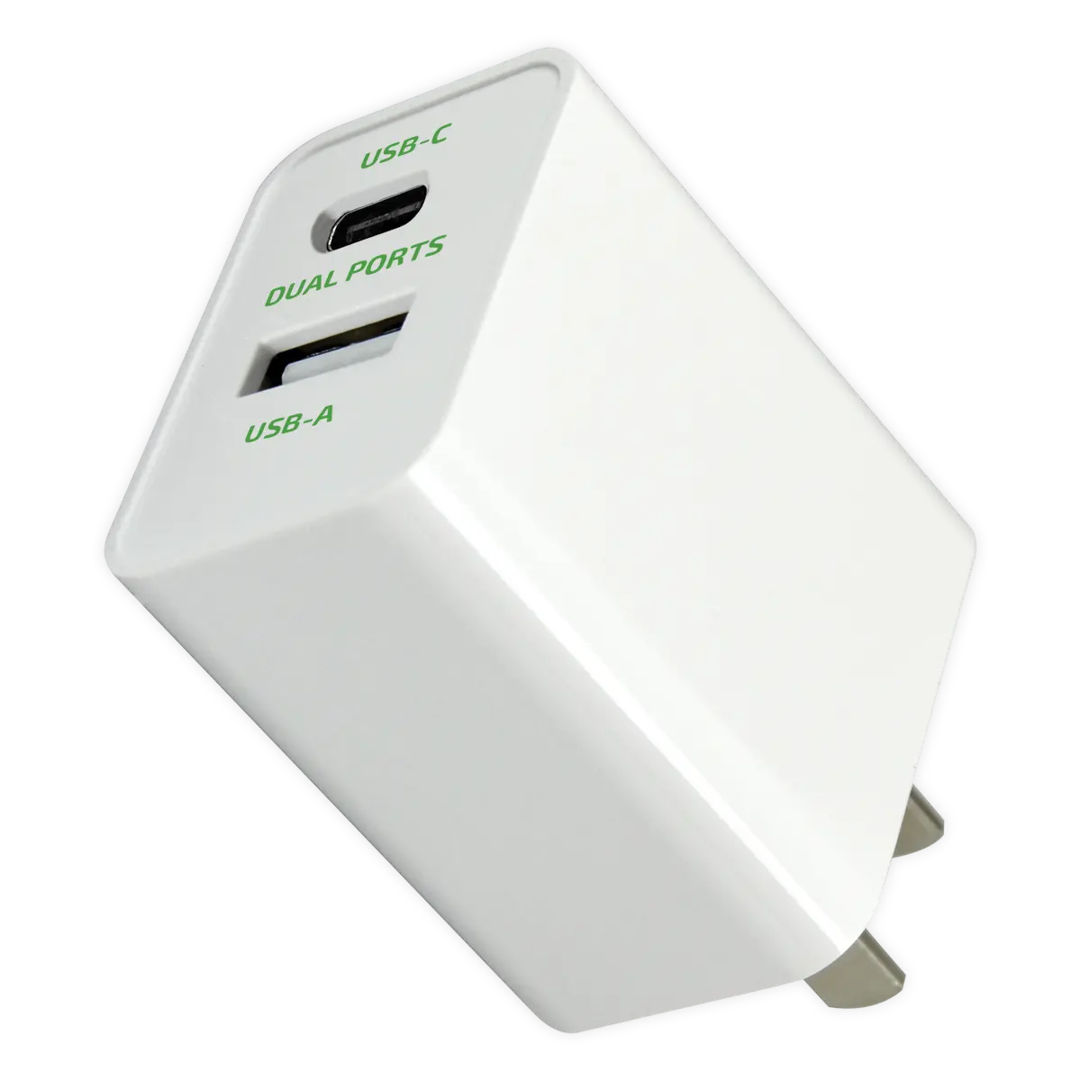 AC Wall Charger Dual USB / USB-C Ports with USB-C to Lightning Charging Cable 20 Watts - 3 Pieces Per Set 24612 GADGET GEAR