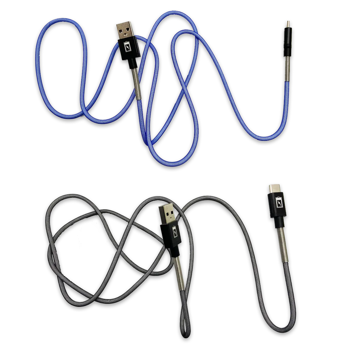 Charging Cable Indestructible USB to USB-C 4FT 2.4 Amp - 3 Pieces Per Pack 24613 GADGET GEAR