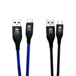Charging Cable Nylon Braided USB to USB-C 4FT 2.4 Amp - 3 Pieces Per Pack 24616 GADGET GEAR