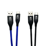 Charging Cable Nylon Braided USB to USB-C 4FT 2.4 Amp - 3 Pieces Per Pack 24616 GADGET GEAR