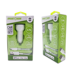 Car Charger Dual USB Ports with USB to Lightning Charging Cable Set - 3 Pieces Per Pack 24620 GADGET GEAR