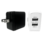 AC Wall Charger with Dual USB Port 2.4 Amp - 3 Pieces Per Pack 24629 GADGET GEAR