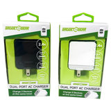 AC Wall Charger with Dual USB Port 2.4 Amp - 3 Pieces Per Pack 24629 GADGET GEAR