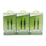 Auxiliary Audio Cable 7FT - 3 Pieces Per Pack 24637 GADGET GEAR