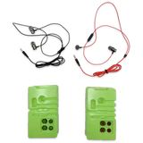 Wired Earbuds Metal with Mic - 3 Pieces Per Retail Ready Display 24641 GADGET GEAR