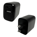 AC Wall Charger Dual Port USB / USB-C 20 Watts - 12 Pieces Per Pack 24675 NOVELTY INC