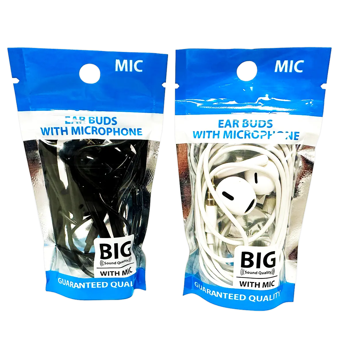 Earbuds with Mic Bulk 15 Pieces Per Pack 24683 NOVELTY INC
