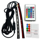 Car Mood Lighting with Remote - 6 Pieces Per Retail Ready Display 24694 CAR VIBEZ