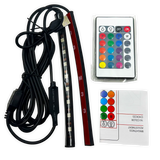 Car Mood Lighting with Remote - 6 Pieces Per Retail Ready Display 24694 CAR VIBEZ