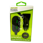 Backseat Car Charger 6 Port USB / USB-C 6FT 96 Watts - 6 Pieces Per Retail Ready Display 24695 GADGET GEAR