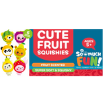 Squish and Squeeze Scented Fruit Buddy Balls - 12 Pieces Per Retail Ready Display 24708 KIPP BROTHERS