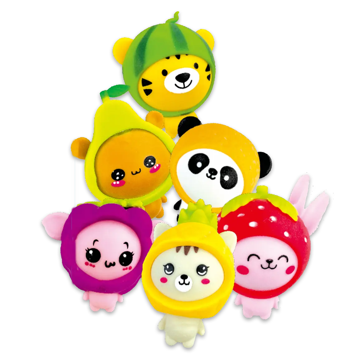 Squish and Squeeze Scented Fruit Buddy Balls - 12 Pieces Per Retail Ready Display 24708 KIPP BROTHERS