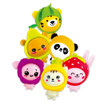 Squish and Squeeze Scented Fruit Buddy Balls - 12 Pieces Per Retail Ready Display 24708 KIPP BROTHERS