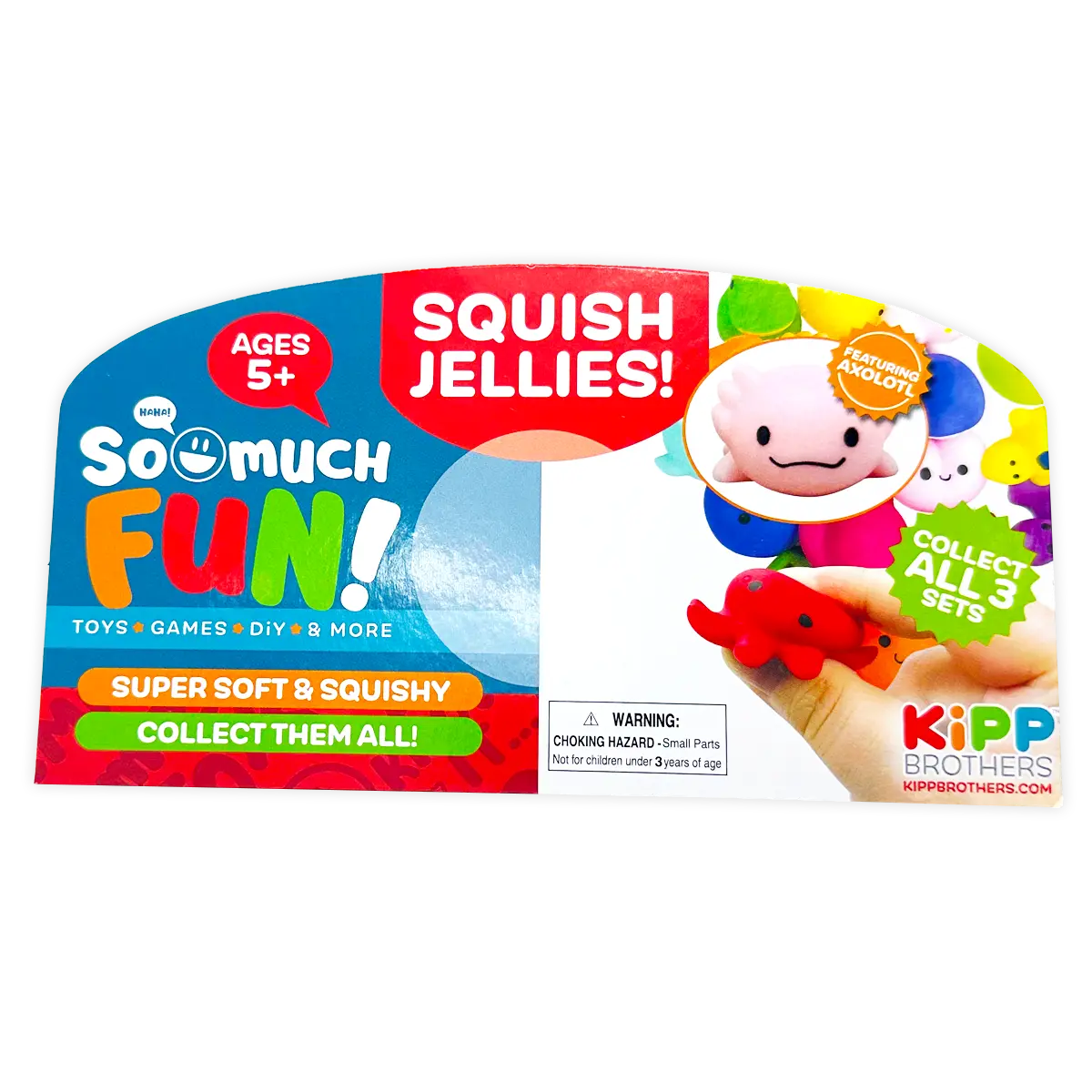 Squish Jellies Toy Assortment - 12 Pieces Per Retail Ready Display 24718 KIPP BROTHERS