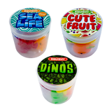 Surtido de juguetes Squish Jellies - 12 piezas por exhibidor listo para minoristas 24718