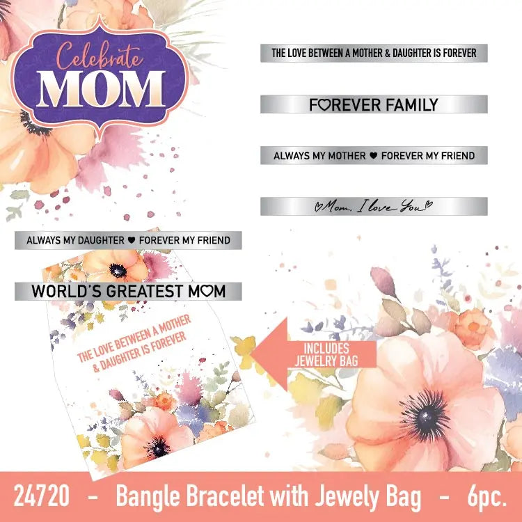 Mother's Day Celebrate Mom Assortment Floor Display - 102 Pieces Per Retail Ready Floor Display 88516 KIPP BROTHERS