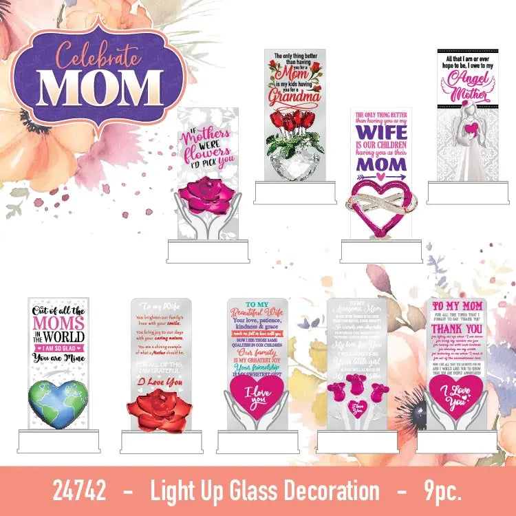 Mother's Day Celebrate Mom Assortment Floor Display - 102 Pieces Per Retail Ready Floor Display 88516 KIPP BROTHERS