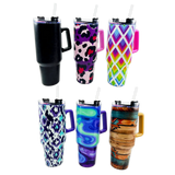 40oz Insulated Stainless-Steel Printed Cup Mix C - 6 Pieces Per Retail Ready Display 24772 NOVELTY INC