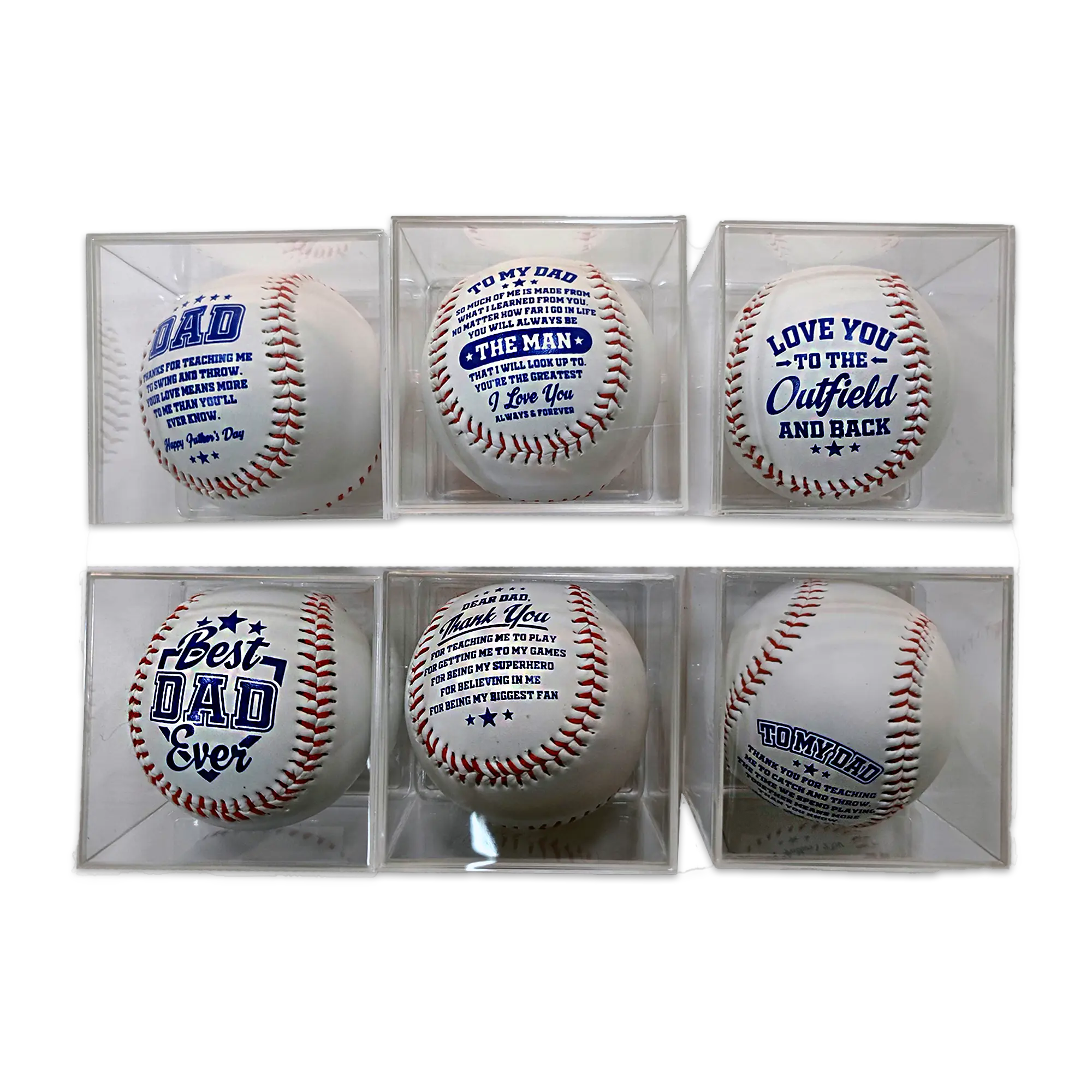 Father's Day Baseball Keepsake - 6 Pieces Per Pack 24805B KIPP BROTHERS