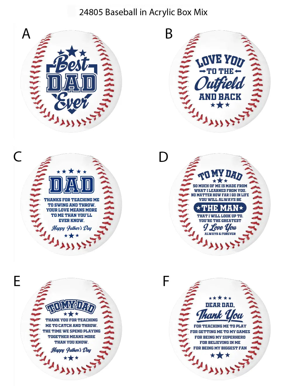 Father's Day Assorted Floor Display - 71 Pieces Per Retail Ready Display 88533 KIPP BROTHERS