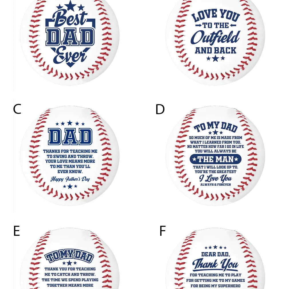 Father's Day Baseball Keepsake - 6 Pieces Per Pack 24805B KIPP BROTHERS