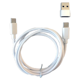 Charging Cable USB-C to USB-C with USB Adapter 3FT 3 Amp - 6 Pieces Per Retail Ready Display 24835 GADGET GEAR