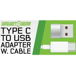 Charging Cable USB-C to USB-C with USB Adapter 3FT 3 Amp - 6 Pieces Per Retail Ready Display 24835 GADGET GEAR