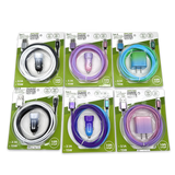 AC Wall and Car Charger Dual USB / USB-C Ports with USB-C and Lightning Charging Cable Assortment - 6 Pieces Per Retail Ready Display 24837 GADGET GEAR