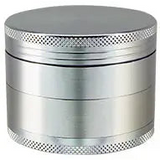 Metal 4 Piece Grinder 63MM - 6 Pieces Per Retail Ready Display 24865GPSILVER