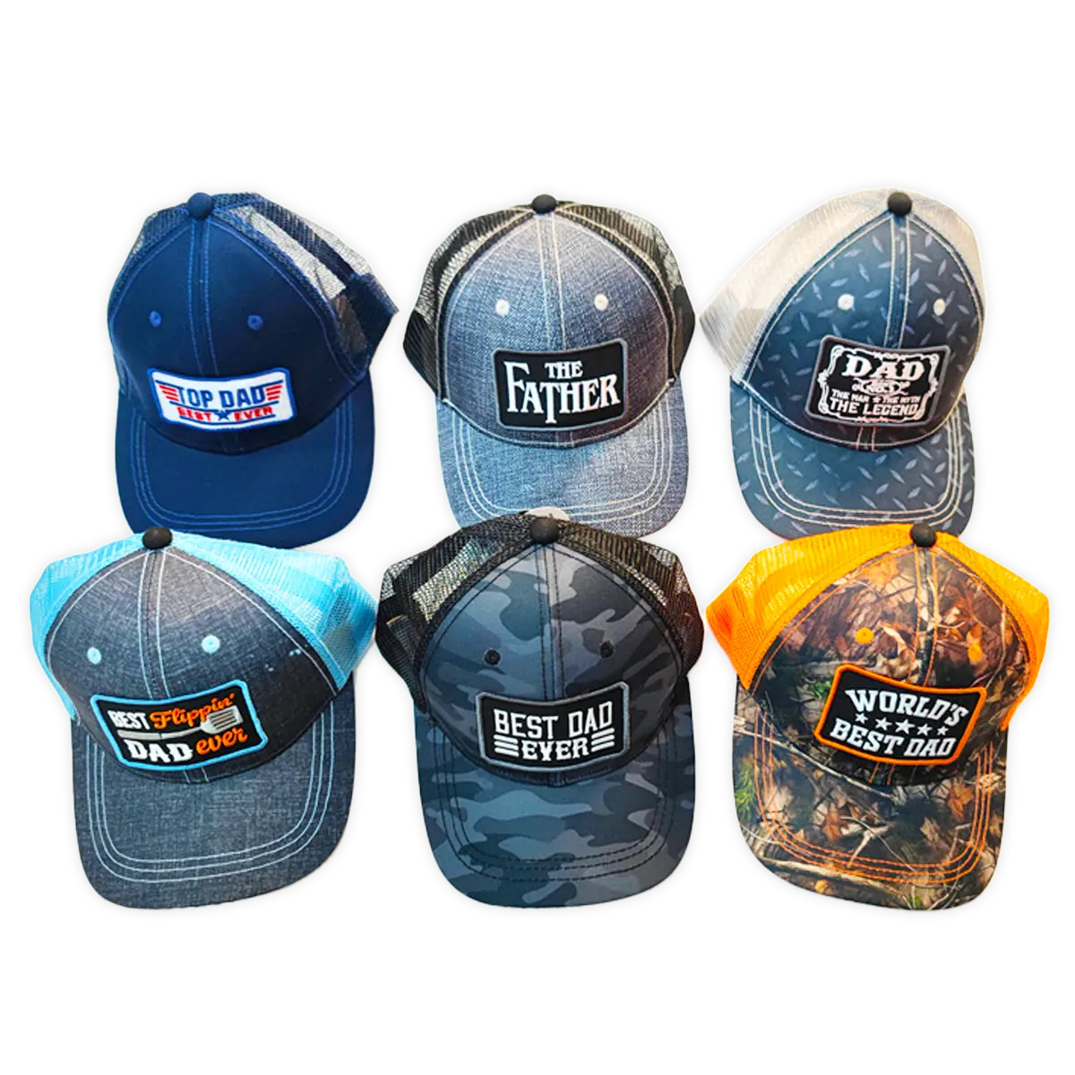 Father's Day Trucker Hat - 6 Pieces Per Pack 24808B KIPP BROTHERS