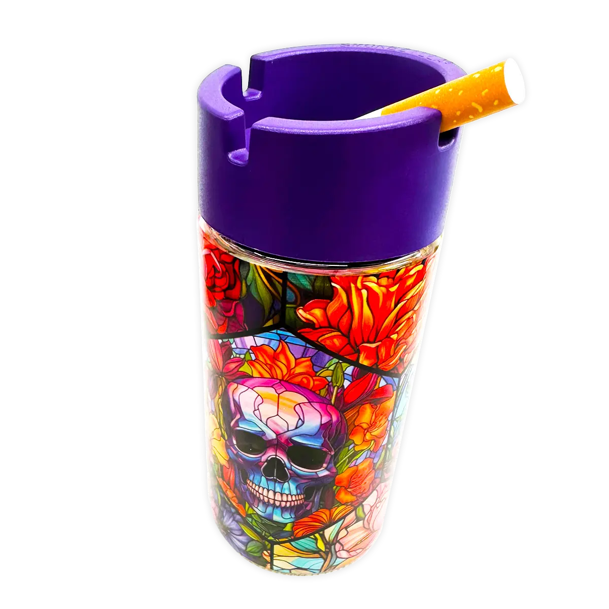 Full Print Glass Butt Bucket Ashtray - 6 Per Retail Ready Display 24948 SMOKEZILLA