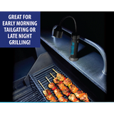 Grill LED Flashlight Matte Finish with Magnetic Stand - 6 Pieces Per Retail Ready Display 24969 TORCH BLUE