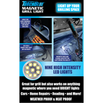 Grill LED Flashlight Matte Finish with Magnetic Stand - 6 Pieces Per Retail Ready Display 24969 TORCH BLUE
