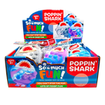 Fidget Pop Shark Ball Toy - 12 Pieces Per Retail Ready Display 25004 KIPP BROTHERS