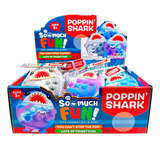 Fidget Pop Shark Ball Toy - 12 Pieces Per Retail Ready Display 25004 KIPP BROTHERS