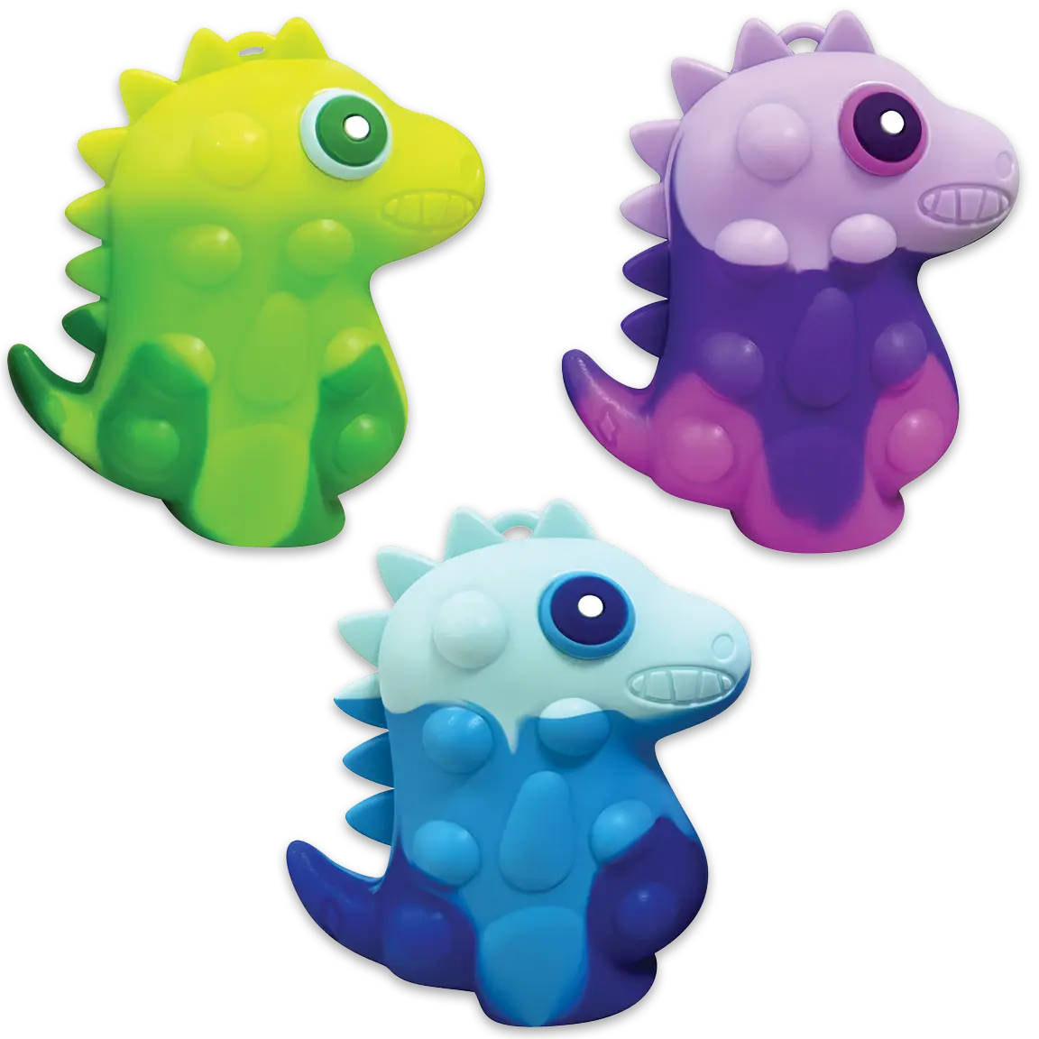 Fidget Pop Dino T-Rex Ball - 12 Pieces Per Retail Ready Display 25006 KIPP BROTHERS