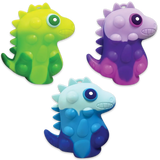 Fidget Pop Dino T-Rex Ball - 12 Pieces Per Retail Ready Display 25006 KIPP BROTHERS