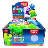 Fidget Pop Dino T-Rex Ball - 12 Pieces Per Retail Ready Display 25006 KIPP BROTHERS