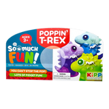 Fidget Pop Dino T-Rex Ball - 12 Pieces Per Retail Ready Display 25006 KIPP BROTHERS