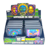 Metal Cigarette Case with Lenticular Front - 8 Pieces Per Retail Ready Display 25024 SMOKEZILLA