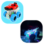 Friction Toy Car Light Up Jumbo Assortment - 6 Pieces Per Display 25030 KIPP BROTHERS