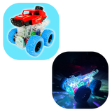 Friction Toy Car Light Up Jumbo Assortment - 6 Pieces Per Display 25030 KIPP BROTHERS