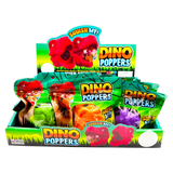 Squish and Squeeze Dino Popper Toy - 12 Pieces Per Retail Ready Display 25033 KIPP BROTHERS