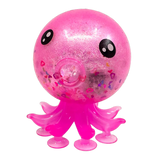 Squish and Squeeze Light-Up Octopus Toy - 12 Pieces Per Retail Ready Display 25035 KIPP BROTHERS