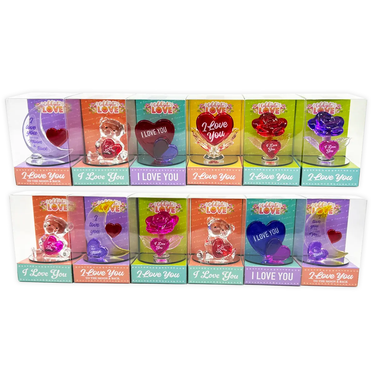 Glass Mini Keepsake - 12 Pieces Per Retail Ready Display 25047 NOVELTY INC