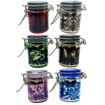 Small Metallic Glass Storage Jar - 6 Pieces Per Retail Ready Display 25060 SMOKEZILLA