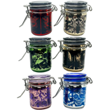 Small Metallic Glass Storage Jar - 6 Pieces Per Retail Ready Display 25060 SMOKEZILLA