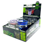 Small Metallic Glass Storage Jar - 6 Pieces Per Retail Ready Display 25060 SMOKEZILLA